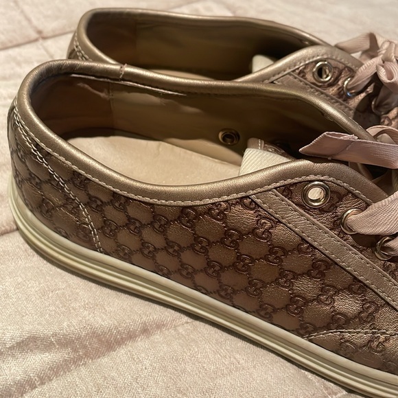 Gucci GG Supreme Leather Trainer Sneakers size 37 Women’s - Picture 2 of 16